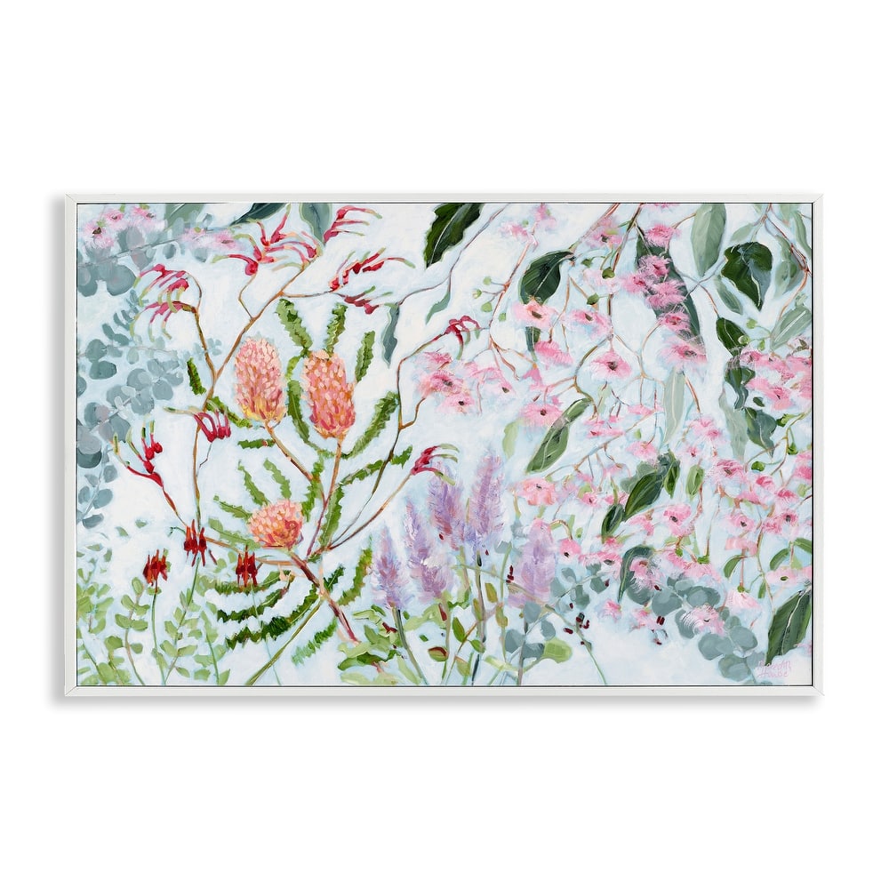 Stupell Elegant Garden Flowers Framed Giclee Art Design By Meredith Howse