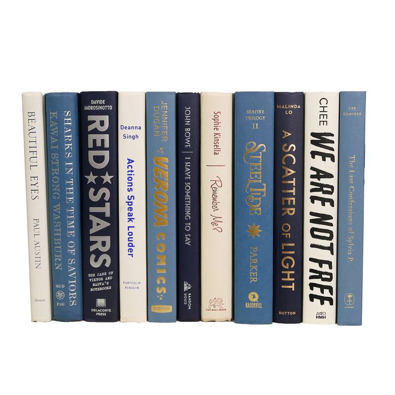 Books Blue Decorative Accessories: Coastal Shores ColorPak