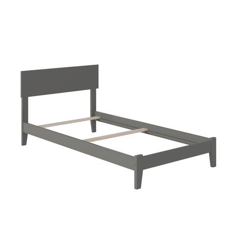Orlando Twin XL Traditional Bed in Grey
