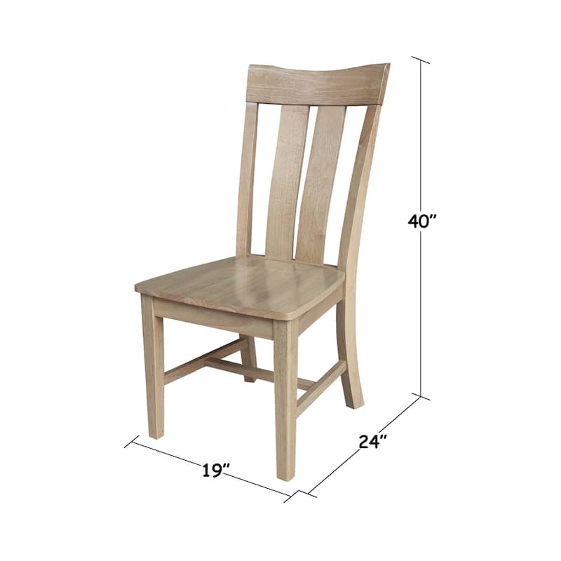 Ava Solid Wood Dining Chair - Set of Two