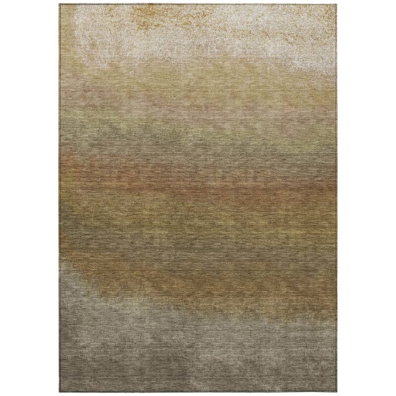 HomeRoots Ombre Transitional Rectangle Outdoor Rug
