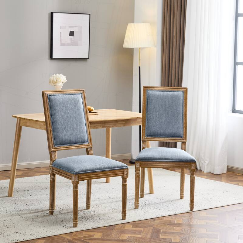Exquisite French Country Dining Chairs with Stylish Details and Solid Construction