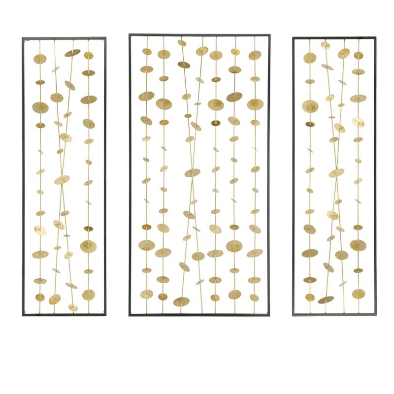 Wind Chimes Wall Arts - 14" x 46" - Set of 3