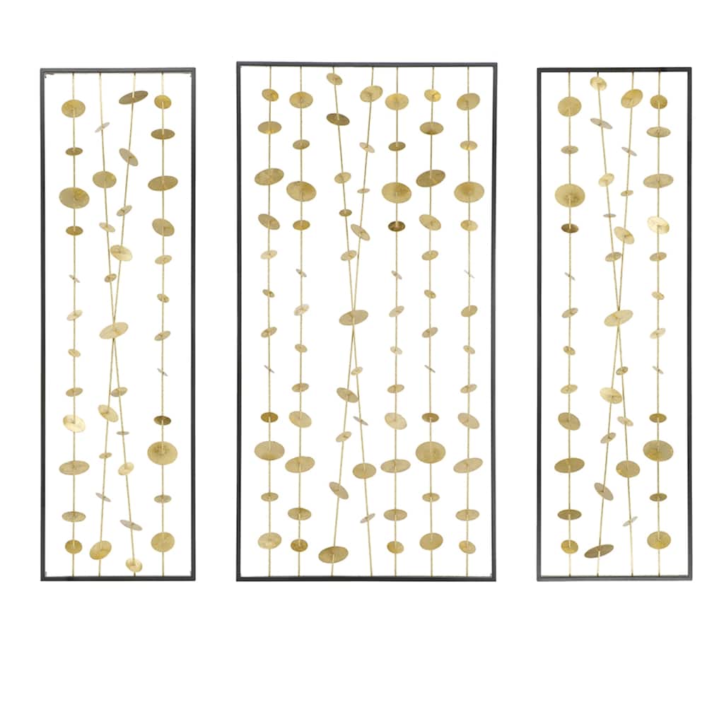 Wind Chimes Wall Arts - 14" x 46" - Set of 3