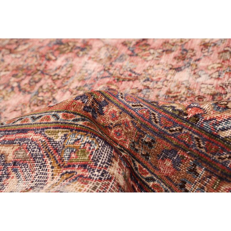 ECARPETGALLERY Hand-knotted Antalya Vintage Red Wool Rug - 9'5 x 12'1