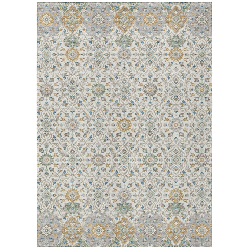 Machine Washable Indoor/Outdoor Traditional Masters Chantille Rug