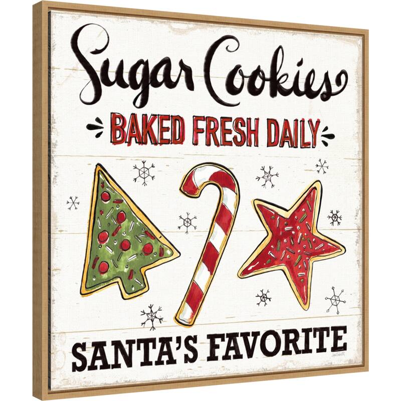 Christmas Treats II by Anne Tavoletti Framed Canvas Wall Art