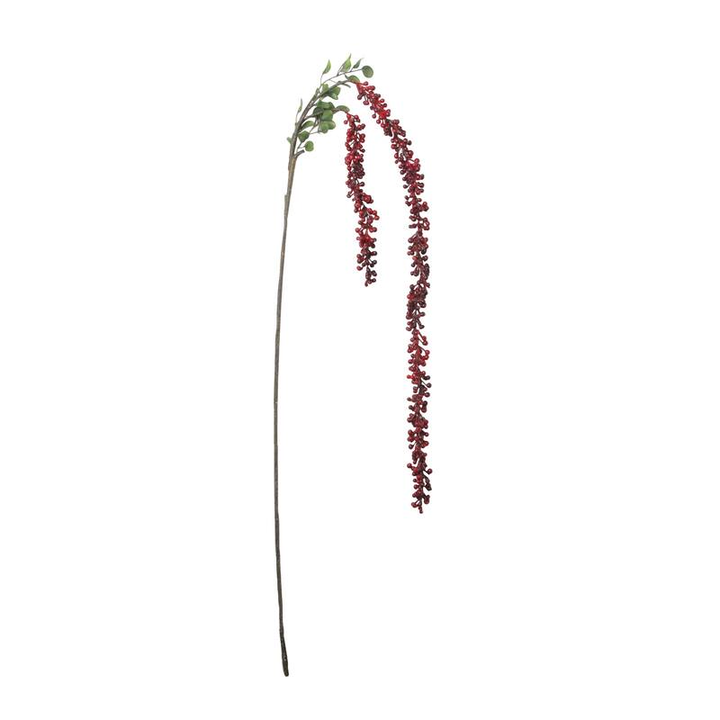 Hanging Berries Artificial Christmas Spray - 23" - Red