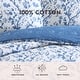 preview thumbnail 8 of 7, Laura Ashley Elise Navy Cotton Floral Bonus Comforter Set