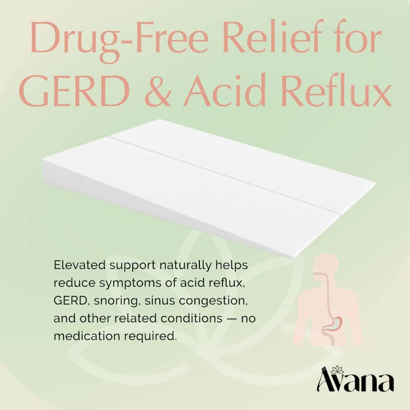 Avana Mattress Elevator - 5" Incline Foam Support Wedge