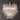 CraftHome Vintage Mid-Century Modern Chandelier Clear Art Glass Flush Mount Light With Antique Bronze Finish For Living Room