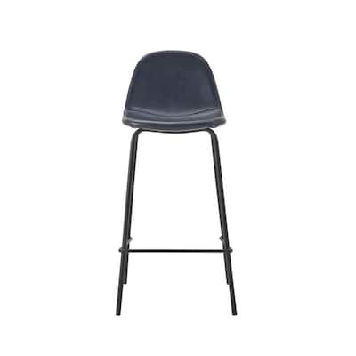 Connor Upholstered Counter Stool with Metal Base (Set of 2)