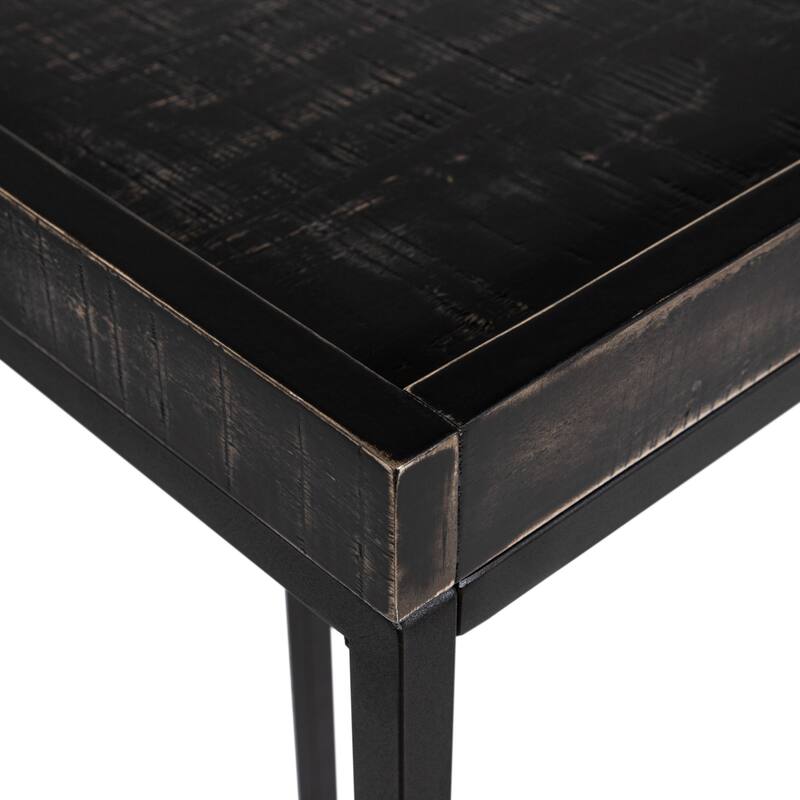 Magnus Industrial 59-inch Metal Computer Desk with USBs by Furniture of America