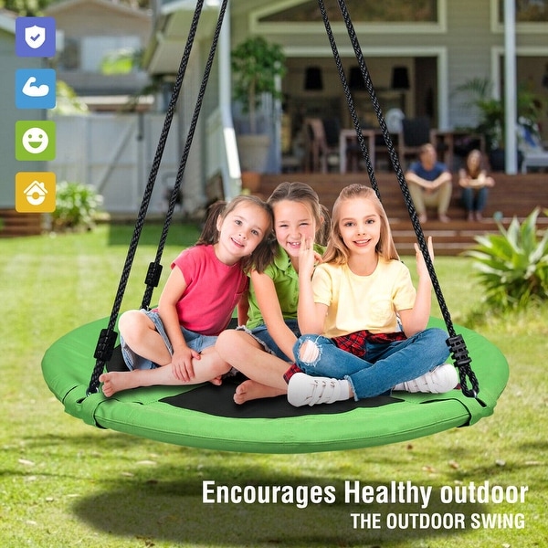700lb 40 Inch Saucer Tree Swing for Kids Adults 900D Oxford