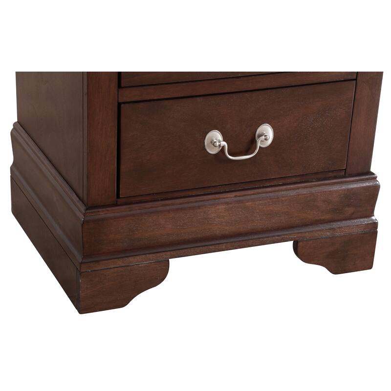 Louis Phillipe Traditional 2-drawer Wood Nightstand