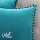 preview thumbnail 7 of 89, Deconovo Velvet Pom-poms Throw Pillow Covers 2 PCS(Cover Only)