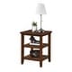 preview thumbnail 22 of 24, Convenience Concepts Tribeca End Table with Shelves