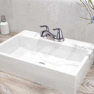 Lavatory Double-handle Conterset Bathroon Faucet