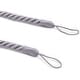 preview thumbnail 3 of 4, Light Grey Rope Curtain Tiebacks 2 Pairs