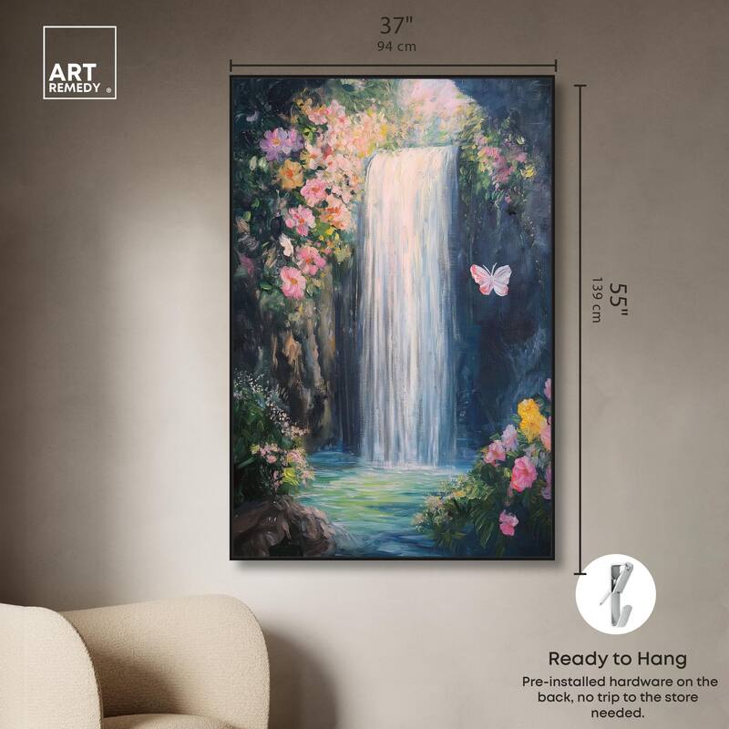 Hidden Falls I Canvas by Art Remedy