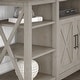 preview thumbnail 5 of 69, Tall Farmhouse TV Stand with 2 Bookcases