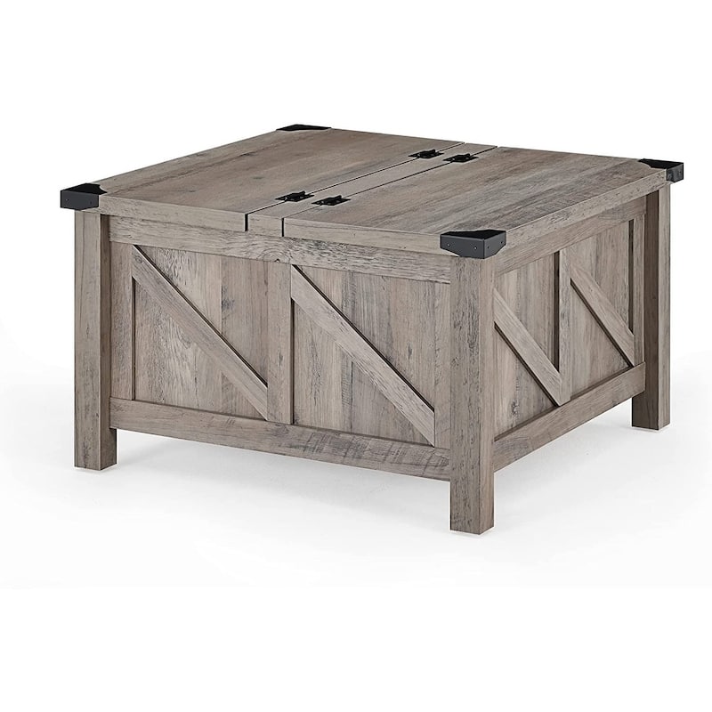 WAMPAT Modern Farmhouse Coffee Table