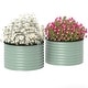 preview thumbnail 20 of 25, Outsunny Galvanized Raised Garden Bed Set of 2, Planters for Outdoor Plants with Safety Edging, Easy-to-assemble Stock Tanks