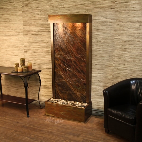 Adagio Harmony River Fountain - Flush Mount - Rustic Copper - Choose Options