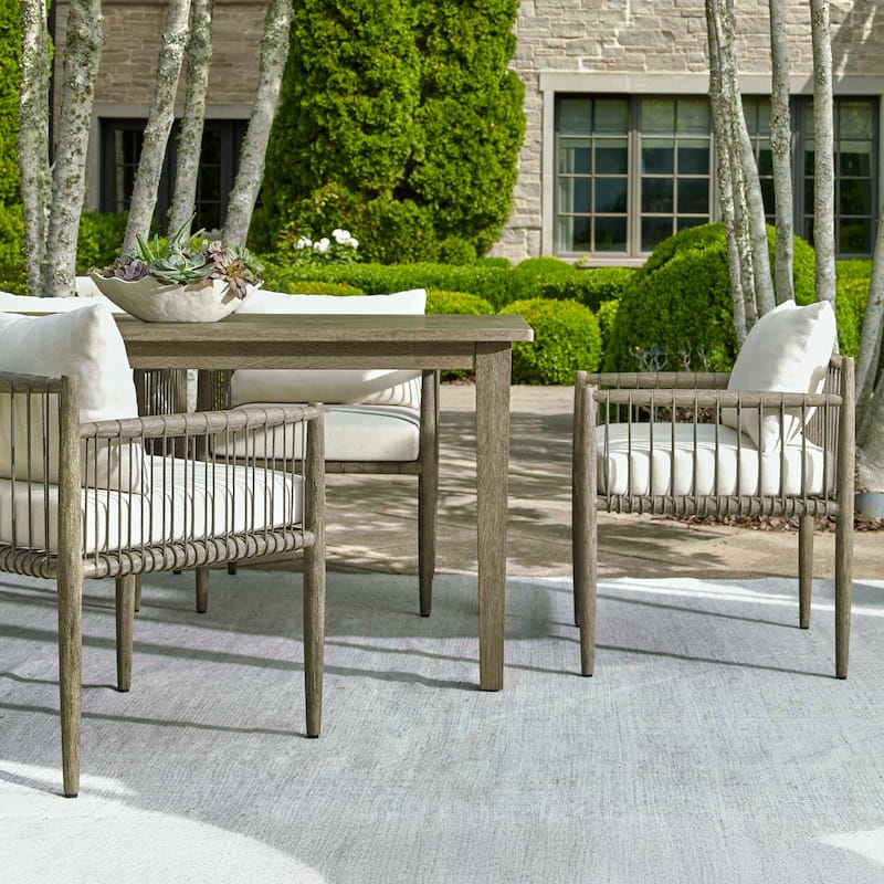 Uttermost Borneo White Outdoor Dining Chair