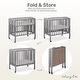 preview thumbnail 6 of 4, Dream on Me 3-in-1 Portable Folding Crib