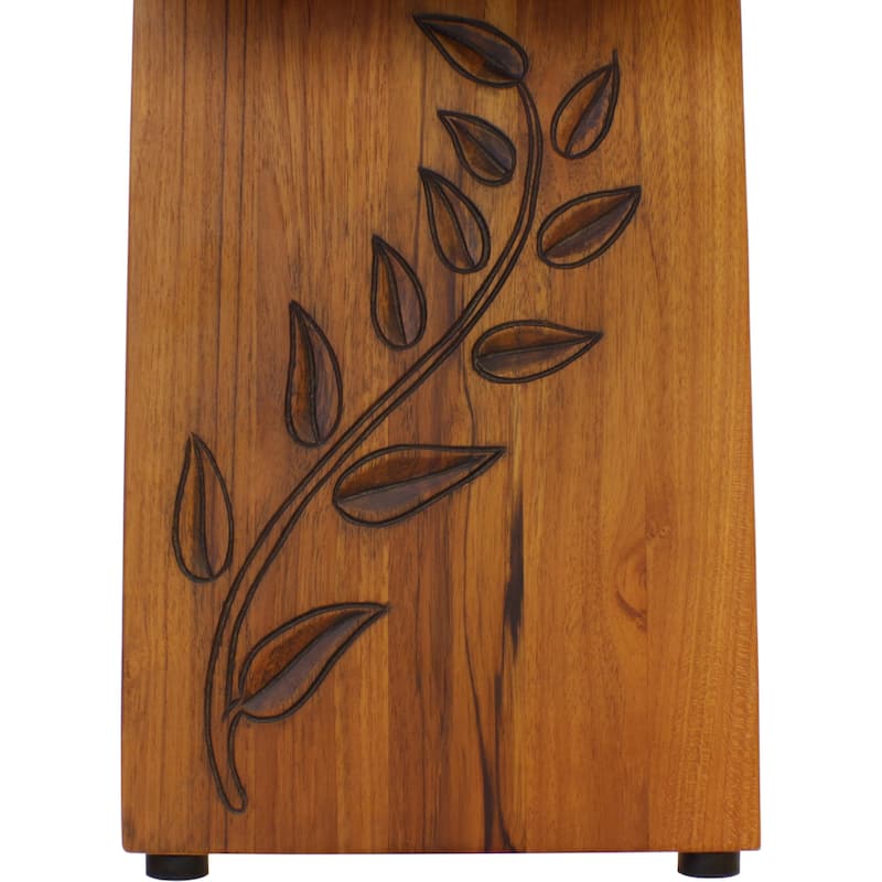 18" Asia Artisan Teak Shower Bench