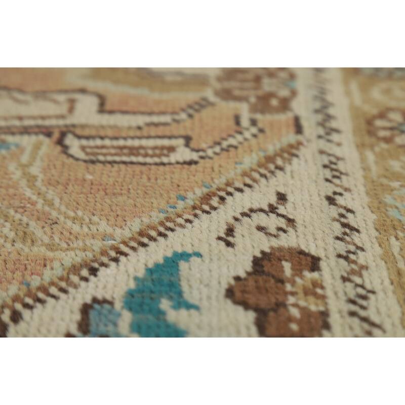 Tabriz Persian Vintage Area Rug Hand-Knotted Traditional Wool Carpet - 7'7" x 11'2"
