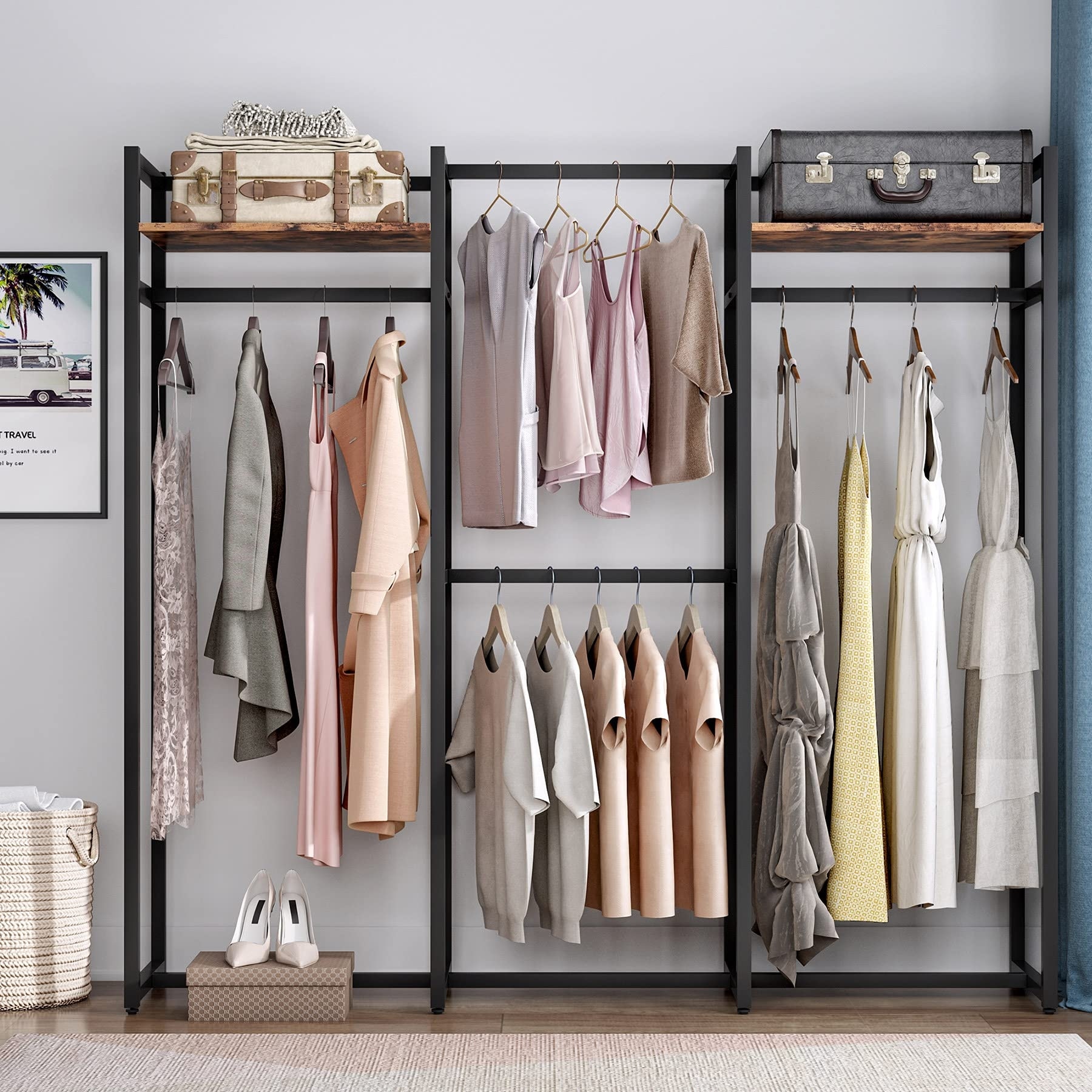 https://ak1.ostkcdn.com/images/products/is/images/direct/f188d7c4e810de4bd43c9cc6df43e7681381db46/Free-Standing-Closet-Organizer-with-Hanging-Rods%2C-Garment-Rack-Heavy-Duty-Clothes-Rack-with-Storage-Shelves%2C-Max-Load-500LBS.jpg