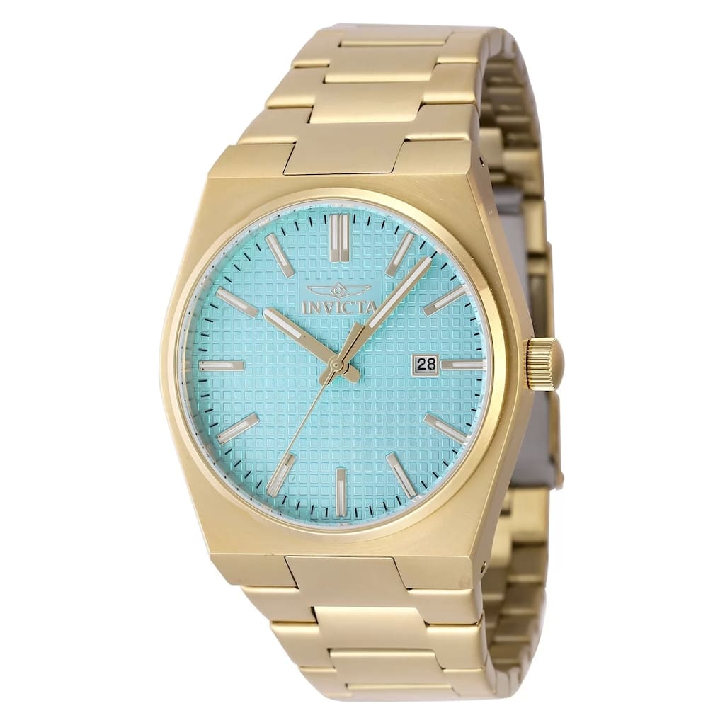 Invicta Men's 48401 Speedway Quartz 3 Hand Light Blue Dial Watch