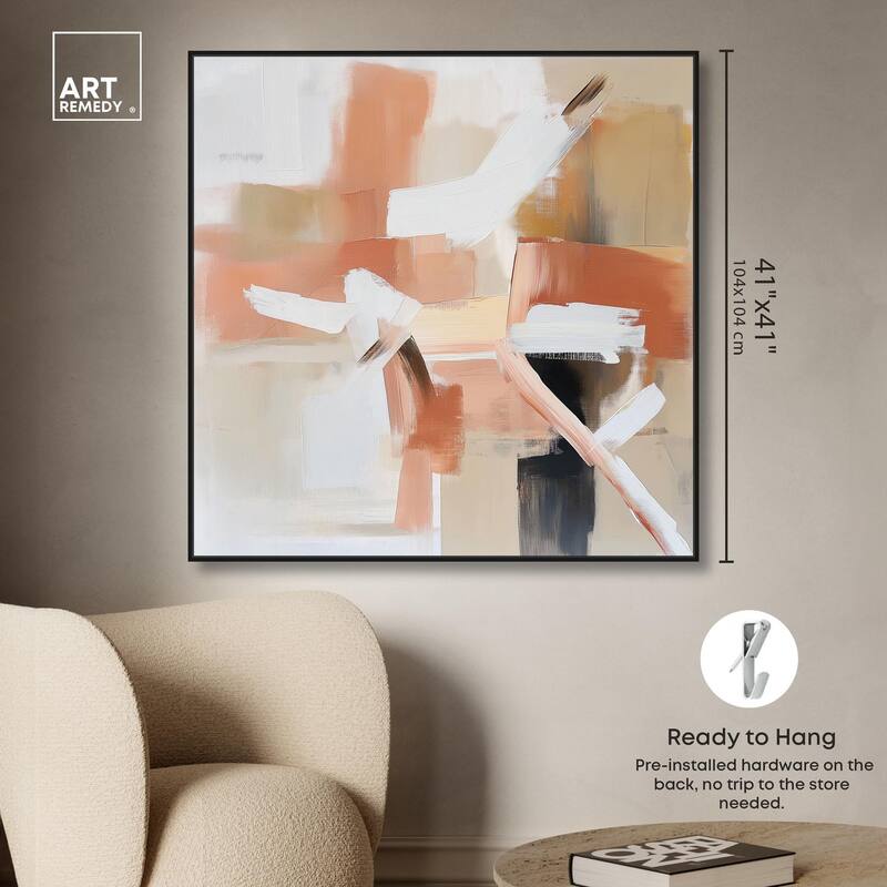 Rose and Rust II Canvas by Art Remedy