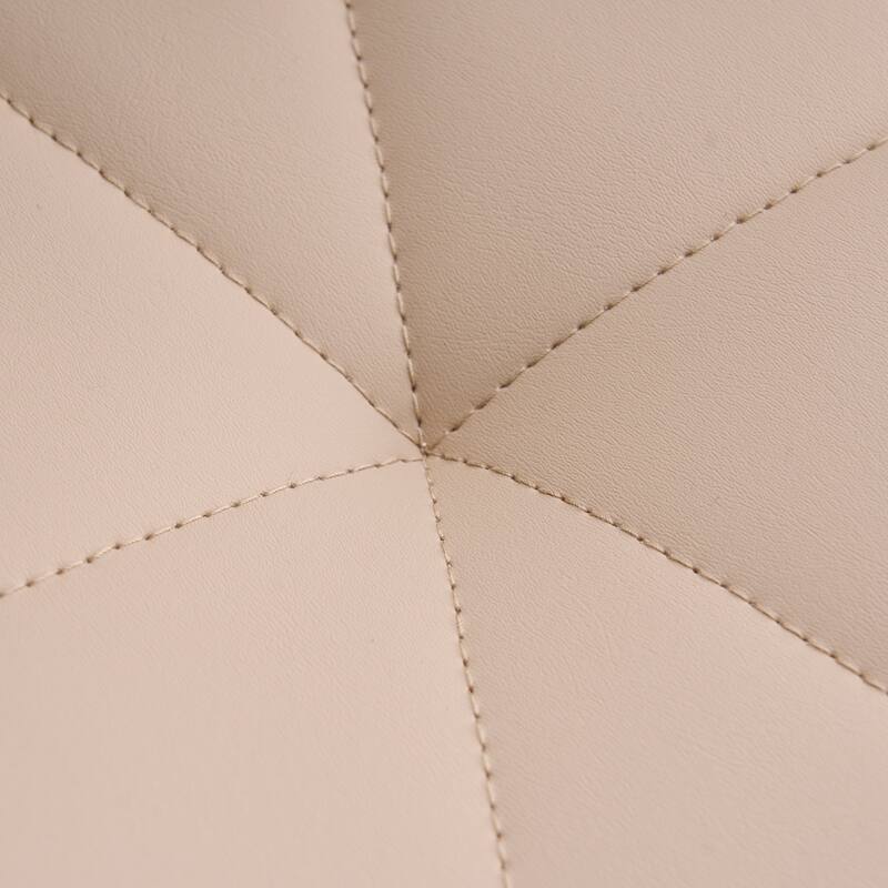 Set of 2 Modern Adjustable Height Bar Stools Padded PU Leather Swivel Stools