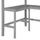 preview thumbnail 7 of 21, Merax Wooden Loft Bed with Shelves and Desk
