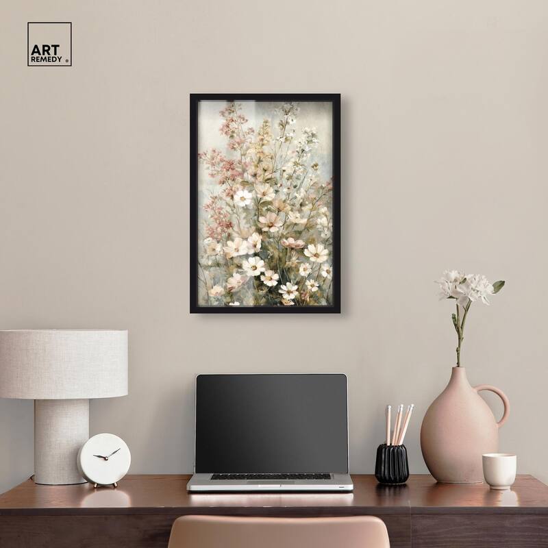 Heirloom Blossoms I Shadowbox by Art Remedy
