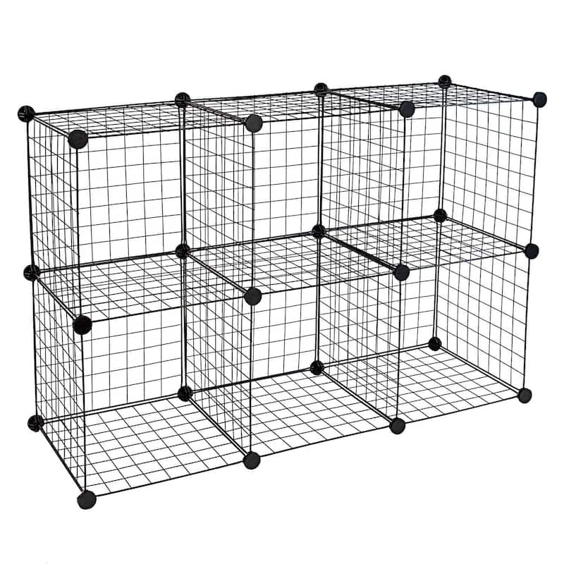 Work-It! 12-Cube Wire Storage Organizer