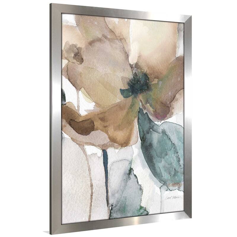 "Watercolor Poppy I" by Carol Robinson Print on Acrylic