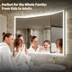 preview thumbnail 9 of 35, Modland 48"-60"W x 36"H Tri-Fold LED Bathroom Mirror with Defogging & Memory Function