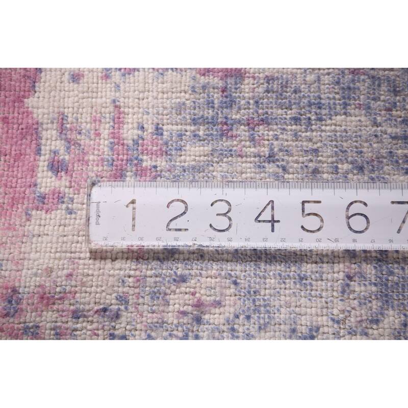 All-Over Abstract Contemporary Rug Hand-Knotted Bedroom Wool Carpet - 6'7"x 10'2"