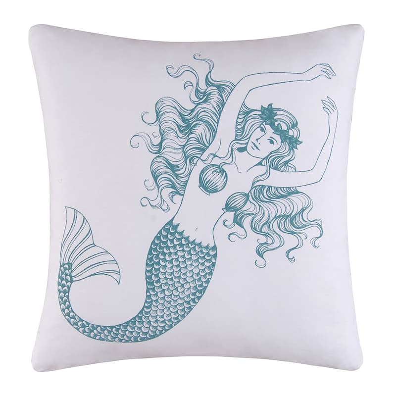 18" x 18" Cora Mermaid Pillow