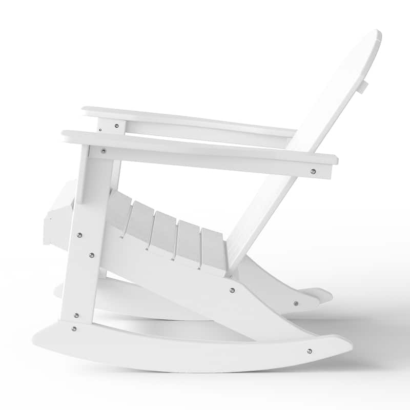 Polytrends Laguna Hdpe All Weather Outdoor Patio Rocking Chair