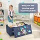 preview thumbnail 16 of 31, Costway Kids Upholstered Storage Ottoman Bench Versatile Toy Chest - See Details