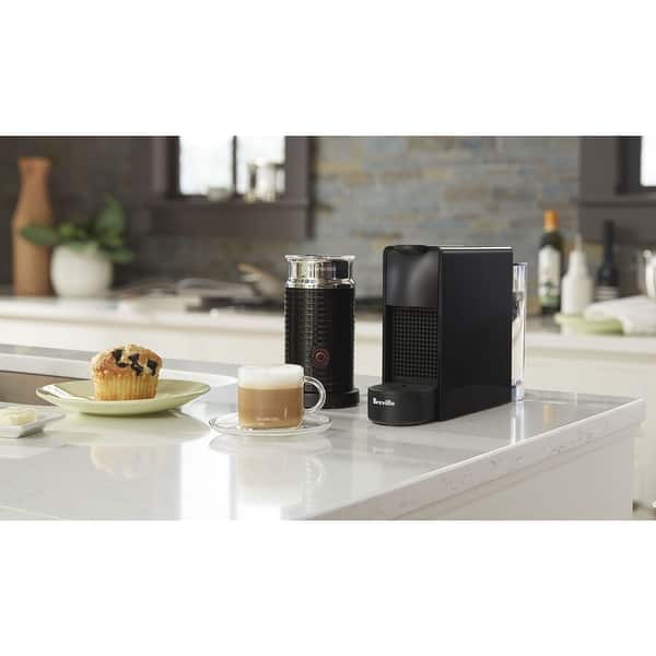 Nespresso Essenza Mini SingleServe Machine in Piano Black and