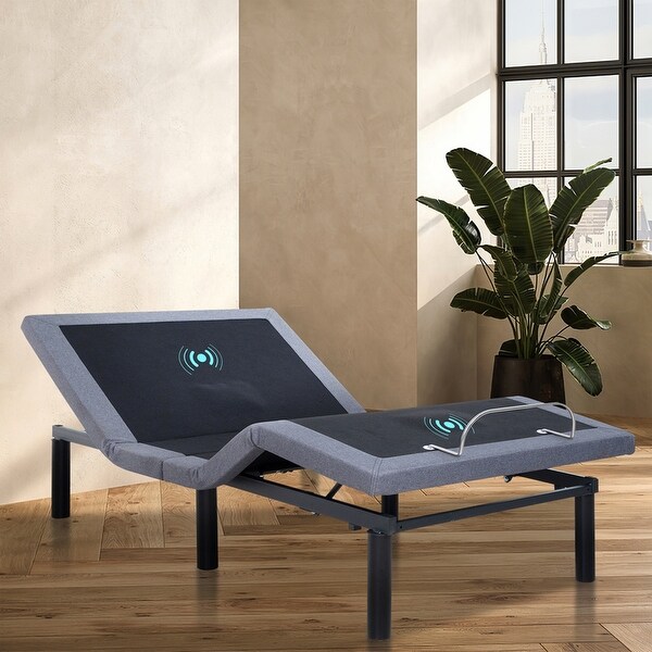 Adjustable bed frame zero gravity top