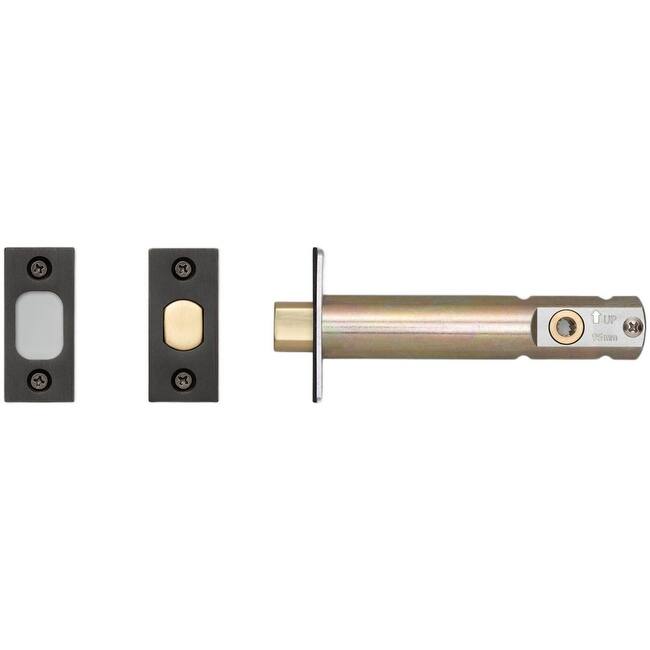 Buster + Punch NDT-351737 3-3/4" Backset Deadbolt Door Latch - Gun Metal