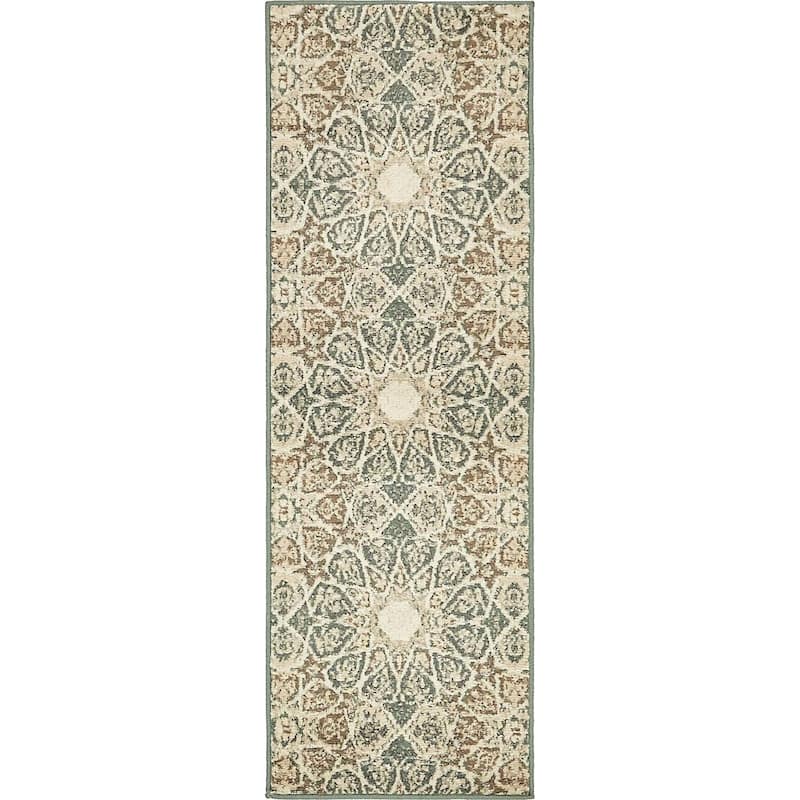 Contemporary Daisy Collection Area Rug