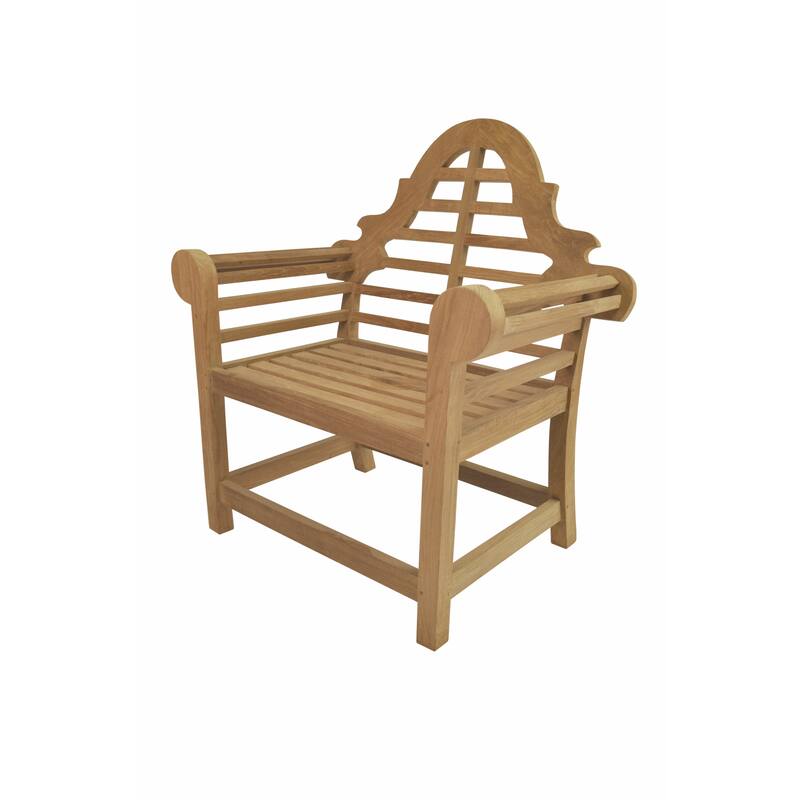 Marlborough Teak Outdoor Dining Chair - N/A